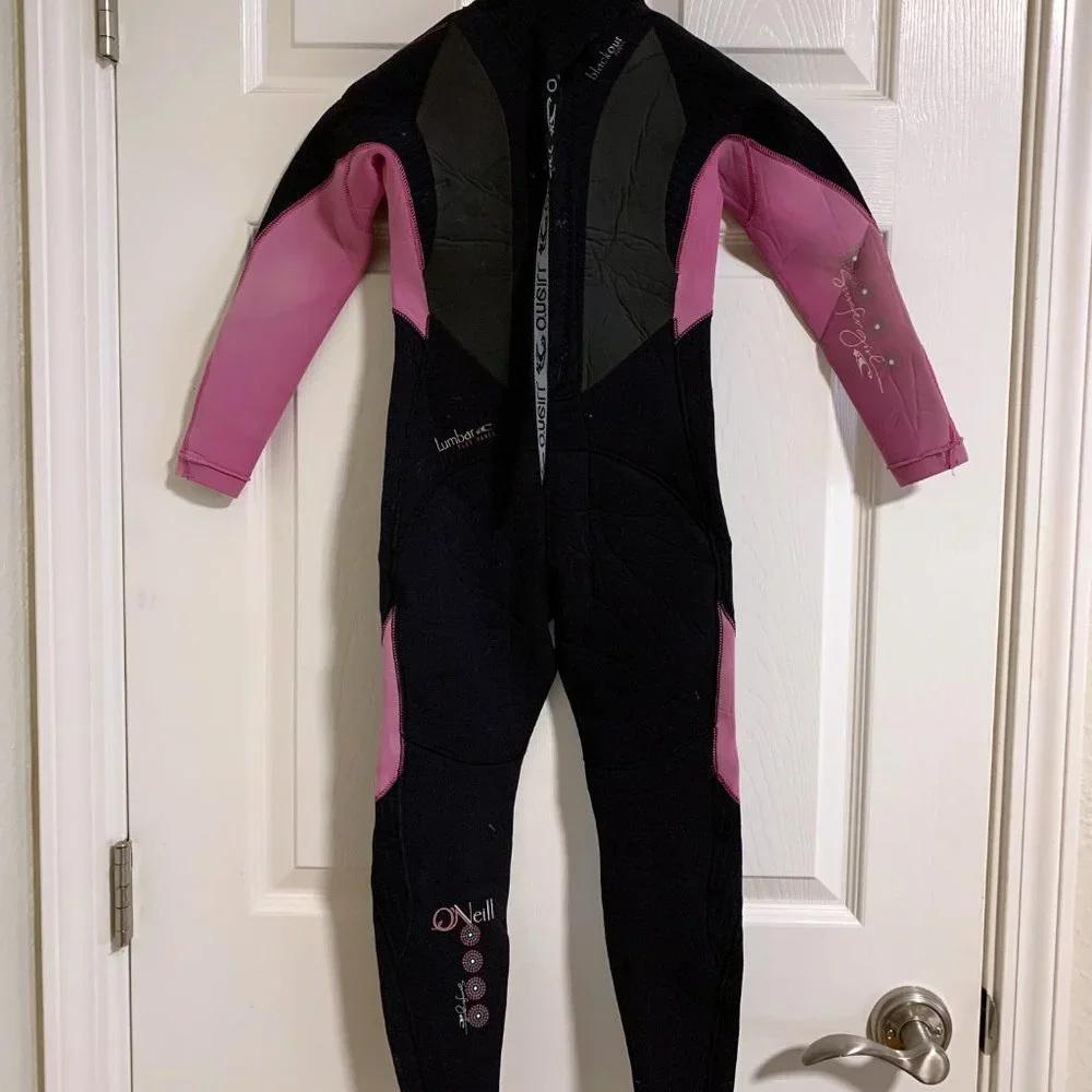 GIRL'S EPIC 3/2MM BACK ZIP FULL WETSUIT, size 6 - Picture 2 of 4